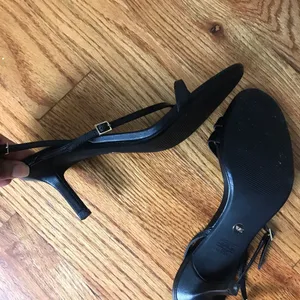 Zara Black Leather Strappy Sandal thumbnail 7