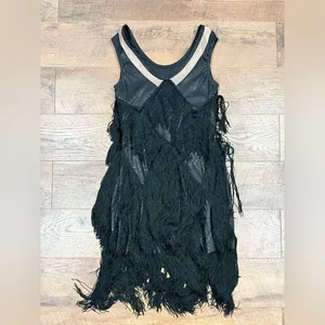 Weissman’s Flapper Costume Dance Dress 🖤💃🏻 Black thumbnail 5