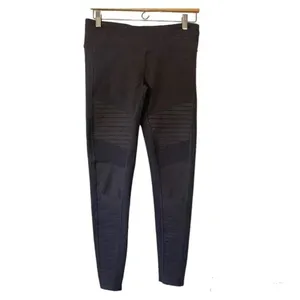 ✨Alo Yoga Moto Sz Large Leggings Heathered Grey✨ thumbnail 2