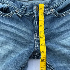 BKE Culture Jeans 29R Women’s Bootcut Stretch Blue Thick Stitch Low Rise thumbnail 7