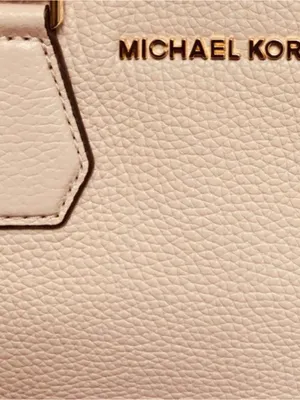 Michael Kors Leather Purse Satchel - Light pink thumbnail 3