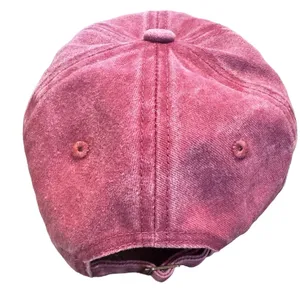 Boutique Women’s Berry Color Washed Hot Mess Hat thumbnail 2