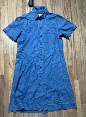 Madewell dress small denim thumbnail 1