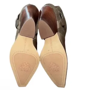 Vince Camuto Brown Leather Ankle Boots(Size 8M) thumbnail 6