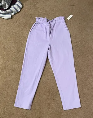 Jessy B Paper-bag Waist Purple Jeans thumbnail 4