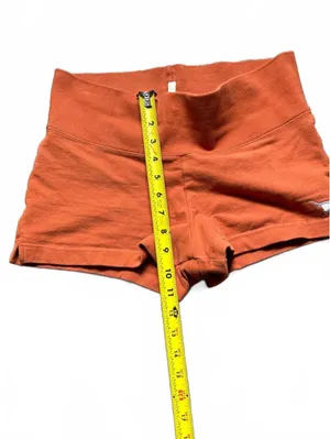 Texas Longhorns Antigua Y2K Shorts S Burnt Orange Foldover Low Rise Mini thumbnail 5