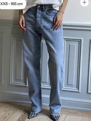 Djerf Avenue Relaxed Jeans in Blue thumbnail 2