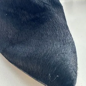 Ava & Aiden Ankle Boots Size 8.5 Black Faux Fur 4in Heel Goth Y2K Witchy Cosplay thumbnail 2
