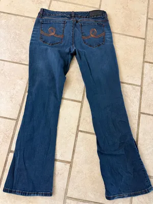 Seven7 Bootcut Stretch Jeans Women’s Size 12 Medium Wash EUC thumbnail 2