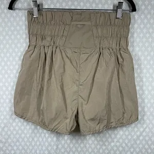 Free People Movement Tan The Way Home High Rise Active Shorts‎ thumbnail 5