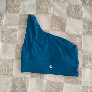 Lululemon Align Asymmetrical Bra *Light‎ Support, A/B Cup Hawaiian Blue size 4 thumbnail 3