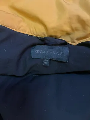 Kendall & Kylie Mustard Yellow Puffer Jacket thumbnail 13