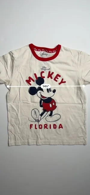 Cute Disney Mickey Mouse Florida The Original Ringer T-Shirt Size 6/7 thumbnail 3