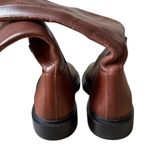 Steve Madden Gaige Brown Leather Tall Riding Boots Lug Sole Womens Size 6.5 thumbnail 5