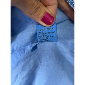 J. McLaughlin Rue Dress Large Blue 100% Linen Shift Sleeveless Coastal Resort thumbnail 7