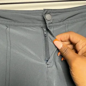 Title Nine Women Shorts Large Gray Nimblene Hiking Outdoor Quick Dry Granola thumbnail 3