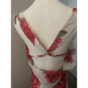 Forever 21 Betsey Johnson Rose Print Maxi Dress FLoral S thumbnail 4