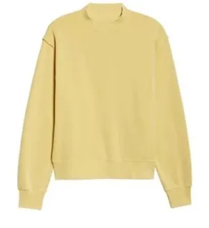 NWT ALO Yoga Washed Freestyle Sweatshirt Sulphur Wash Yellow Large thumbnail 1