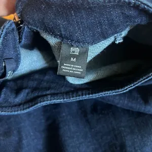 Scotch and Soda Dark Denim Balloon Sleeve Mockneck Mini Dress M thumbnail 6