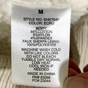 Corduroy Sherpa Lined Oversized Shacket Jacket M Button Up Soft Outerwear Beige thumbnail 10