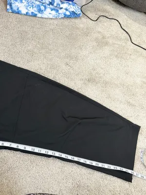 Offline by Aerie Nice Move Barrel Pants Pull On Lightweight in Black M Long thumbnail 15