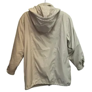 Bromley Sport Jacket‎ Medium Beige Hooded Lined Utility Coat Women thumbnail 5