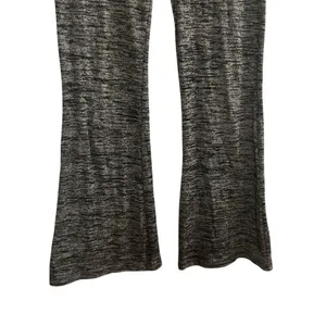 Aerie Women's Black Marled Flare Lounge Pants Size‎ M High Rise Soft and Cozy thumbnail 4