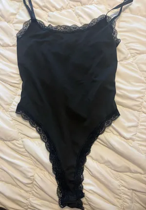 & Other Stories black lace body suit thumbnail 1