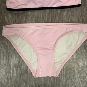 Kate Spade Plage Du Midi Halter Bikini Set Blossom Pink Black XS Preppy Coquette thumbnail 4