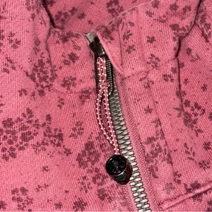 Lululemon Cotton Fleece Pixie Floral So Merlot Redwood Scuba Hoodie Jacket 4 thumbnail 7