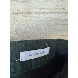 FRAME Le High Straight Jeans Pine Green Raw Hem LHSTRS403C Womens Size‎ 29 thumbnail 6