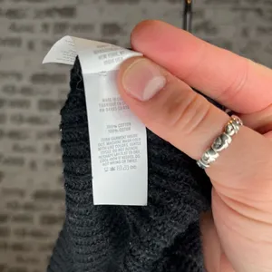 Aerie | women black knitted Henley sweater thumbnail 4