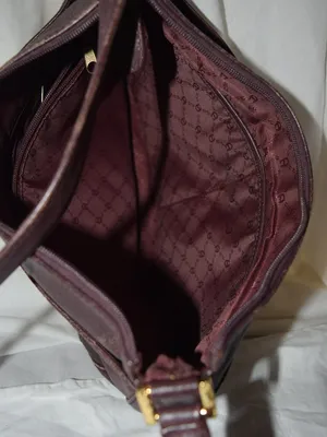 Vintage Classic Burgundy Aigner Shoulder Bag thumbnail 5