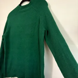 J.Crew Emerald Green rollneck‎ Crewneck wool blend Sweater Small Pullover thumbnail 3
