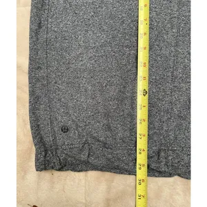 Lululemon Half Sleeve Gray Tunic Sweatshirt Size 10 M/L Loungewear Drawstring thumbnail 10