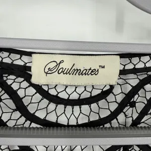 Soulmates Black‎ Crochet Lace Open Front Cardigan Jacket Sheer Boho Long Sleeve thumbnail 4