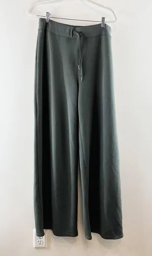 SPANX Air Essentials High Rise Wide Leg Sweatpants Green XL Tall thumbnail 4