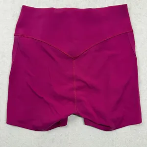 Gymshark Studio Shorts Women’s Small Magenta Pink High Rise 4” Yoga Workout thumbnail 2