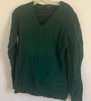 FINAL MARKDOWN Lands end v neck sweater large thumbnail 1