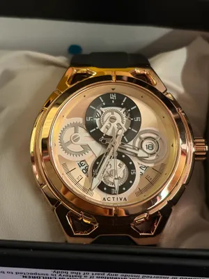 Activa DRIFT x Invicta Skeleton Gold Luxe Edition! 10K Gold & Black Casual Sport thumbnail 1