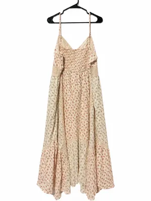 American eagle Floral Lace Trim Handkerchief Hem midi Sundress XXl thumbnail 5