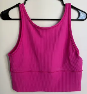 Lululemon Power Pivot Tank Top Ribbed Sonic Pink thumbnail 2