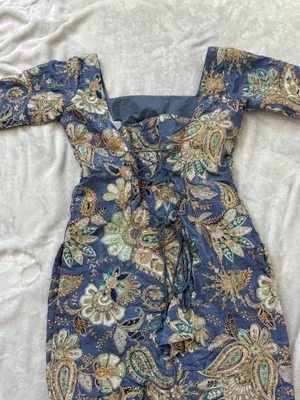 Blue Embroidered Kameez / Kurti Size XS thumbnail 7