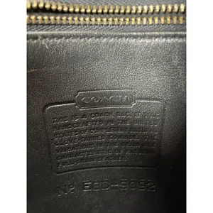 Coach Vintage Tribeca 9092 Black Leather Flap Crossbody Bag thumbnail 6