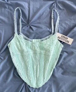 NWT Urban Outfitters Lace Corset thumbnail 1