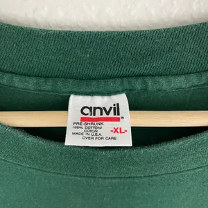 Vintage 1994 Dark Green Fox Hunt Sport Single Stitch Short Sleeve Graphic Tee thumbnail 8