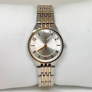 FMD Women’s two tone watch 25mm quartz analog size 6.5” running thumbnail 1