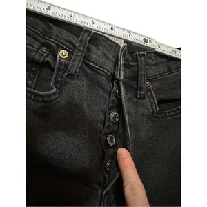 We‎ the Free black distressed high rise skinny jeans sz 25 thumbnail 7