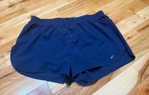 Blue shorts with spandex on the inside thumbnail 1