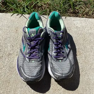Brooks Women's Ghost 7 Athletic Shoes Gray/ Turquoise 1201611B953 thumbnail 5